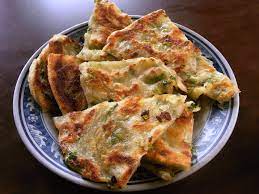 Pancakes aux oignons verts