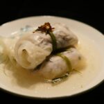 Ba-wan, boulette taïwanaise translucide nappée de sauce