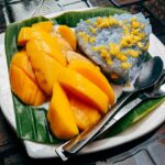 Khao Niew Mamuang, riz gluant à la mangue et au lait de coco